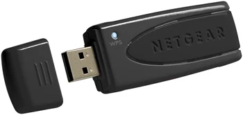 Netgear N600, беспроводной, USB, WLAN, 600 Мбит/с, черный