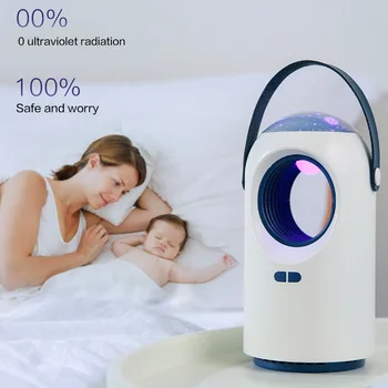 

LED Mosquito Killer Lamp USB Powered Electronic UV Light Mosquito Trap Lamp Pest Insect Repellents Night Light For Baby