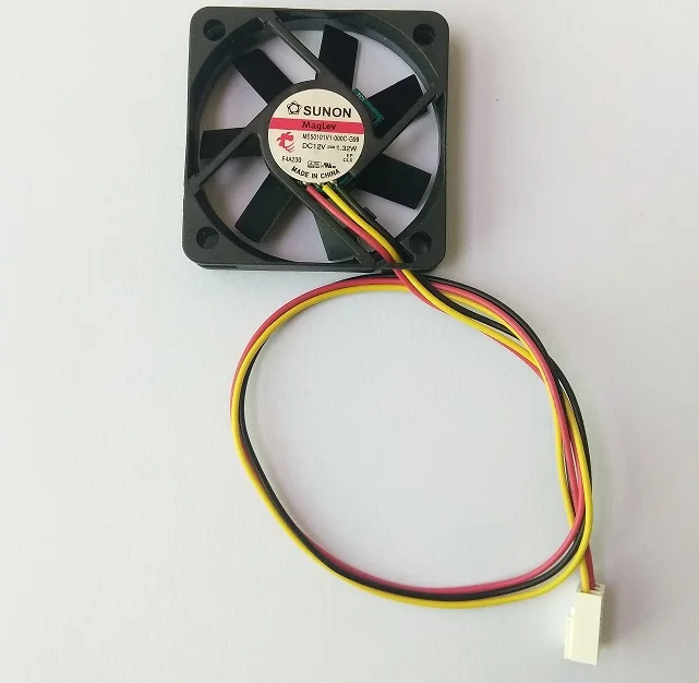 

SUNON 5CM ME5010V1-000C-G99 5010 12V 1.32W 3 Wire Cooling fan Middel speed System Fan Mainboard Fan