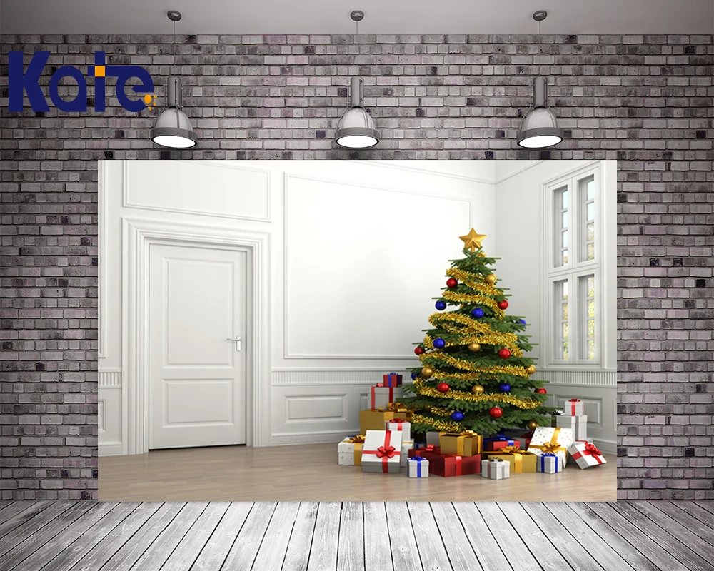 

Backdrops Christmas Indoor Christmas Gift 5X7Ft(1.5X2.2M) Backdrop Zj