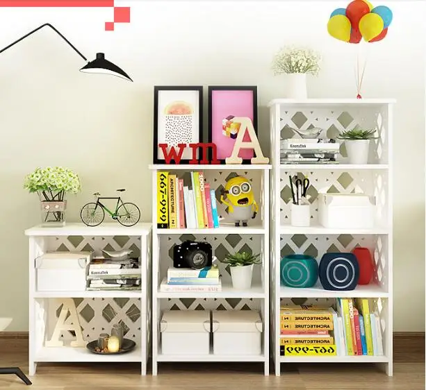 Madeira moderna Armário De Armazenamento Armário de Cabeceira Sofá Mesa Lateral Mesa de Café Sala de estar Varanda Carrinho de Flor de Multi Camada Escultura Estante