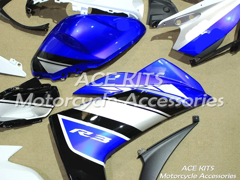 Мотоциклетный обтекатель abs для Yamaha R25 R3 инъекции кузова всех видов цвета № 64