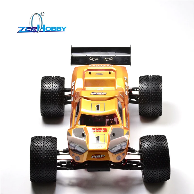 RC автомобиль игрушки HSP Профессиональный BAZOOKA 1/8 4X4 внедорожный NITRO TRUGGY(пункт № 94085GT автомобильный комплект