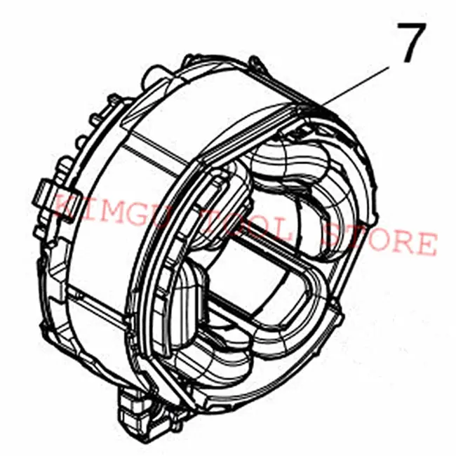 Подлинное поле для Makita 629224-5 DTD153