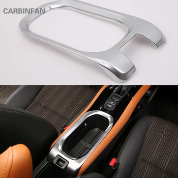 

Car water Cup Holder Trim Interior Protective Auto Accessories Covers ABS Chrome Car Styling For Honda HRV HR-V 2014-2016 C348