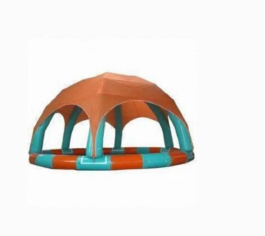 

Inflatable swimming pool with Roof Cover