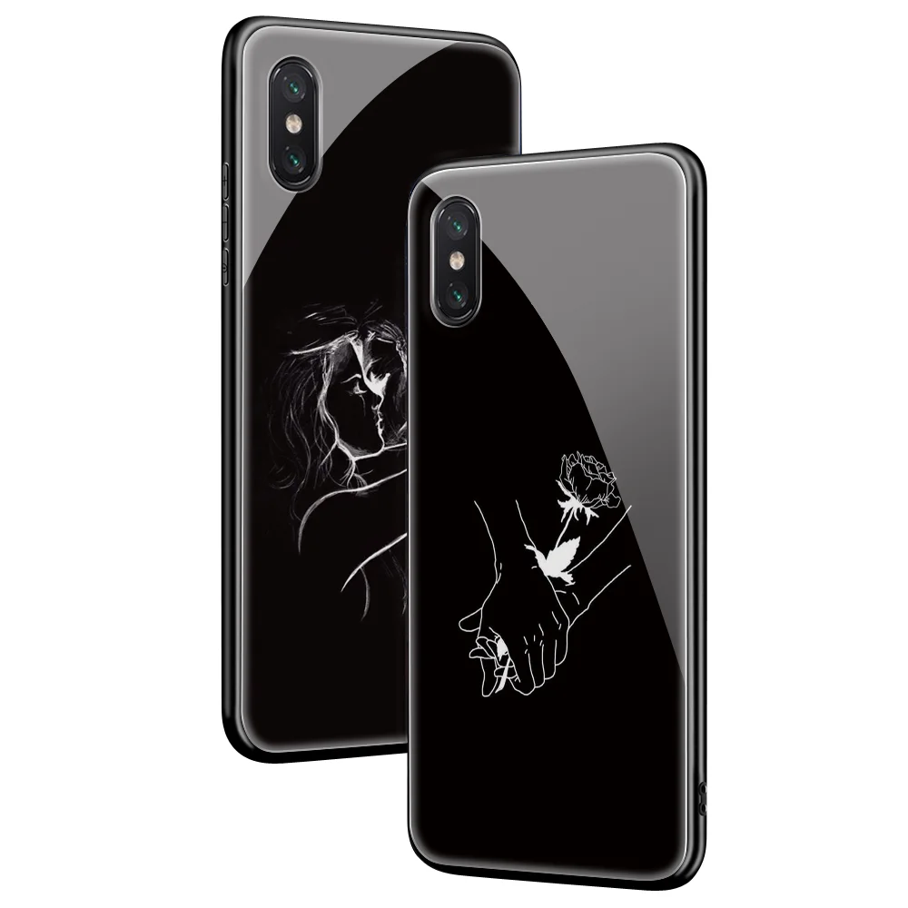 Заказной стеклянный чехол для телефона для iphone 11ProMax X 10 7 Plus 6s 6 capa DIY чехол из закаленного стекла для телефона для iphone XS 8 MAX XR 5 Simple