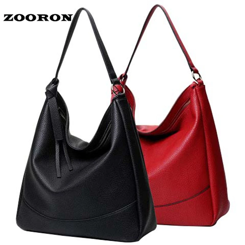 Women Korean Style New PU Leather Handbag Female Single Shoulder Bags