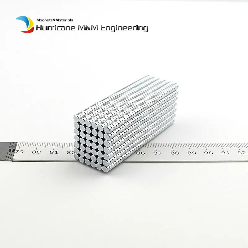 N42 Tinny Magnetics NdFeB небольшой магнитный диск Dia. 4x2 мм прецизионные неодимовые сенсорные магниты 100 шт