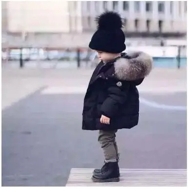 Baby boy Coat Winter New Cute Children Polka Dot Hooded Jacket Kids Thicken Cotton Outerwear Cartoon Jackets For Girl