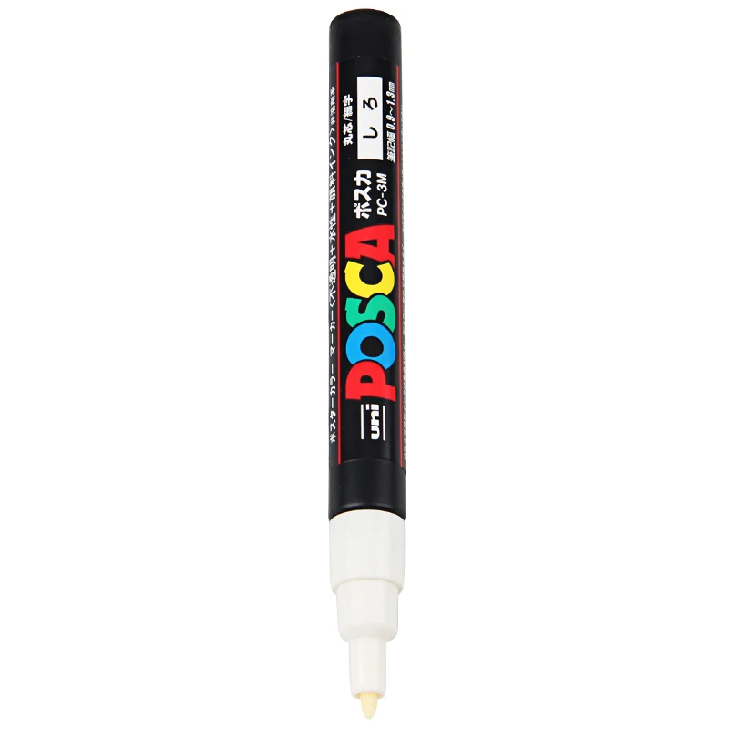 Uni Posca маркерные ручки PC-1M/PC-3M/PC-5M водостойкий художественный маркер для рекламы, постера, поп, CD