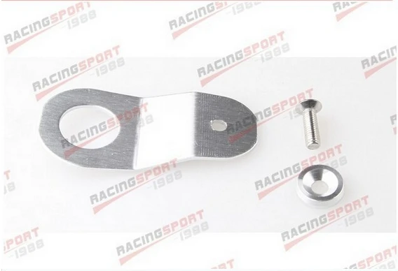 Заготовка алюминиевый радиатор для гоночного автомобиля кронштейн комплект SI/EX/EK/LX/CX/HX - Цвет: RADSTA-02-SILVER