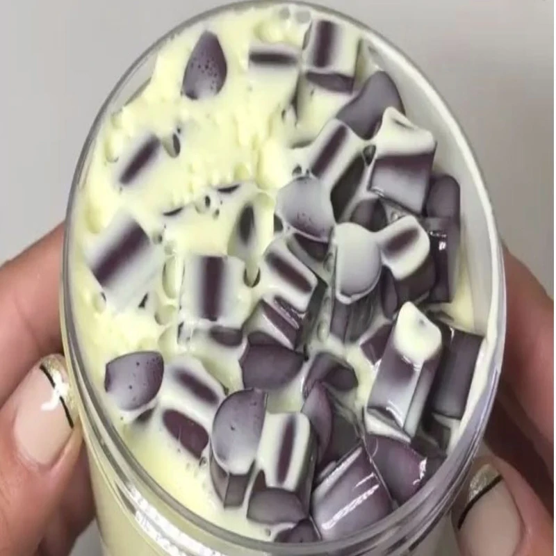 70pcs/bag 10 Colors Slime DIY Accessories Toy Foam Beads Slime Sponge Strip Slime Supplies Filler Decoration Gift Toy For Kids