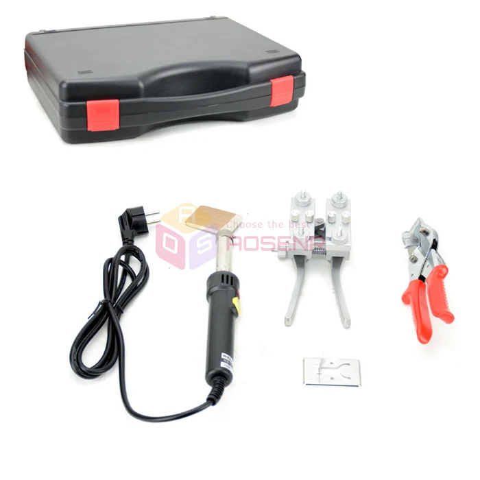 

220V PU Round Belt Butt Welding Kit Welder Machine & Scissor & Clamp with Carry Box with Temp Adjustable