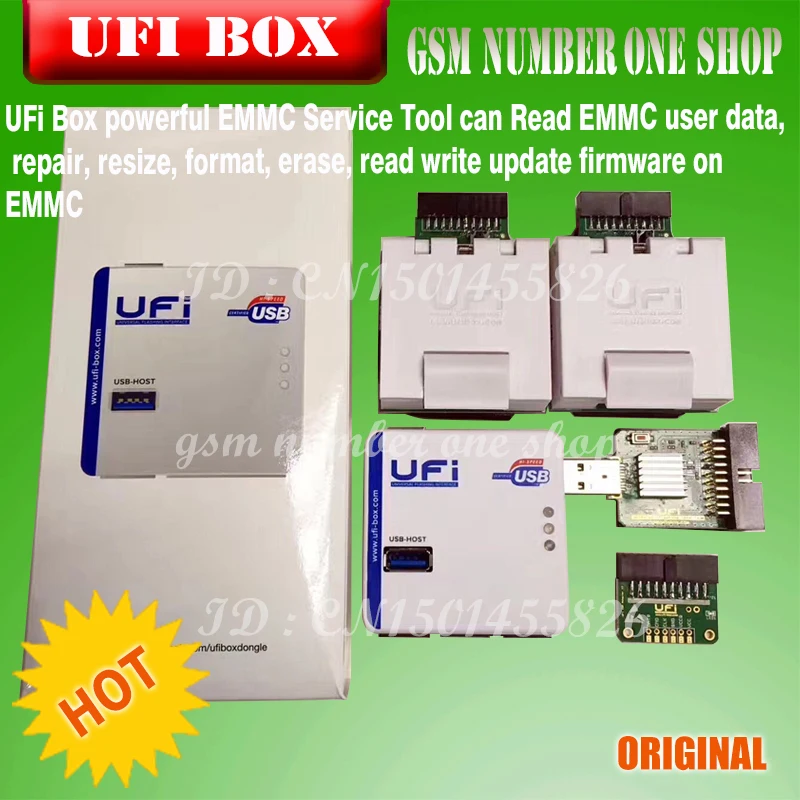 Новейшая оригинальная коробка UFI power ufi Box инструмент ful EMMC для чтения данных
