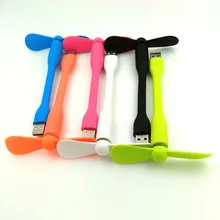 USB Fan Flexible Portable Mini Fan for Power Bank Notebook Laptop Computer Power-saving for Android iPhone USB
