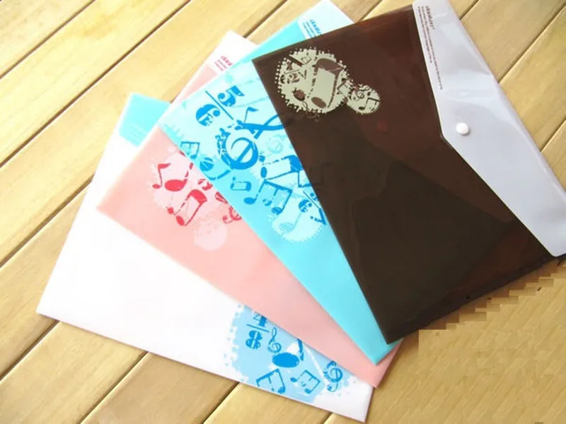 Free Shipping Music Stationery A4 Note File Folder Material Document Bag Wholesale | Канцтовары для офиса и дома
