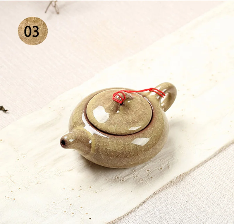 Горячая Распродажа, китайский традиционный ледяной глазурь, чайный горшок, элегантный дизайн, чайный сервиз, китайский красный чайник, креативные подарки