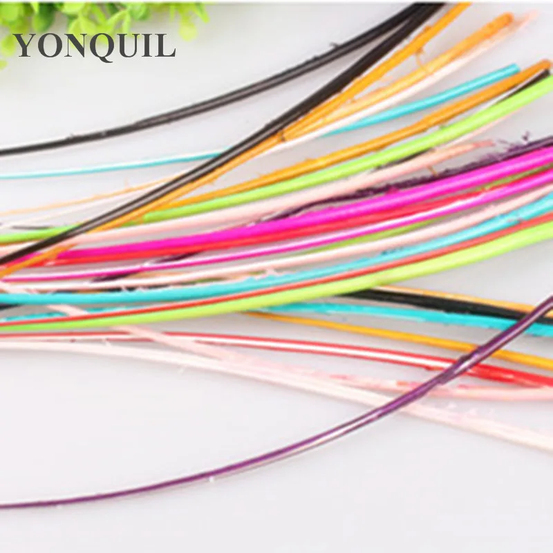 50Pcs/Lot 11 Colors Selected 35-40CM Ostrich Feather Hard Rod Headwear&Hat Accessories Ostrich Quill Spines For DIY Millinery