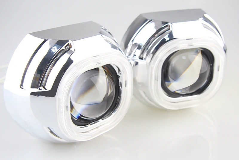 Car External Light Xenon Headlight Lens HID H1 2 5 inch Bi xenon Projector Lens with