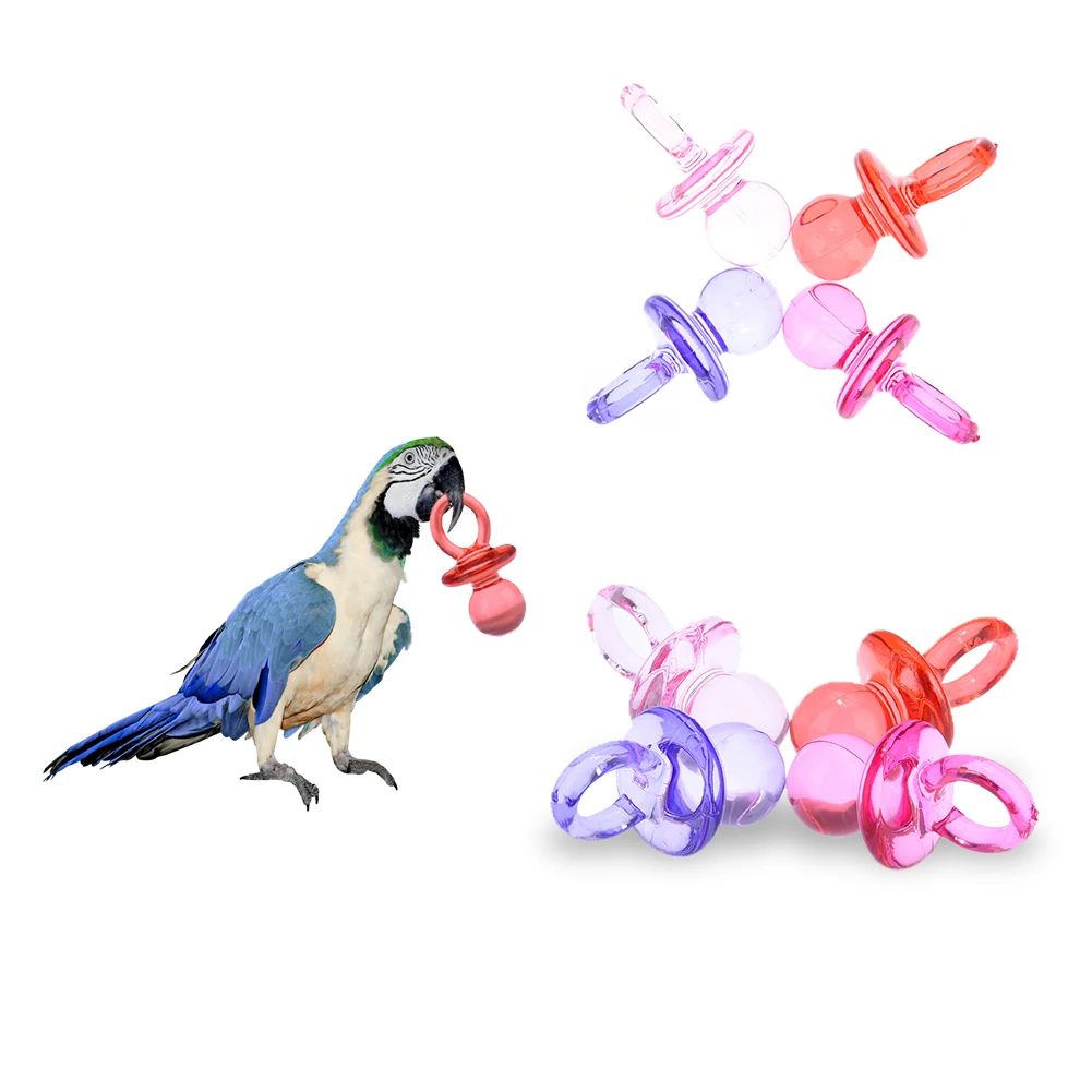 Lovely Parrots Toys DIY Accessories Pacifier Bird Toy Funny Pet Toy for