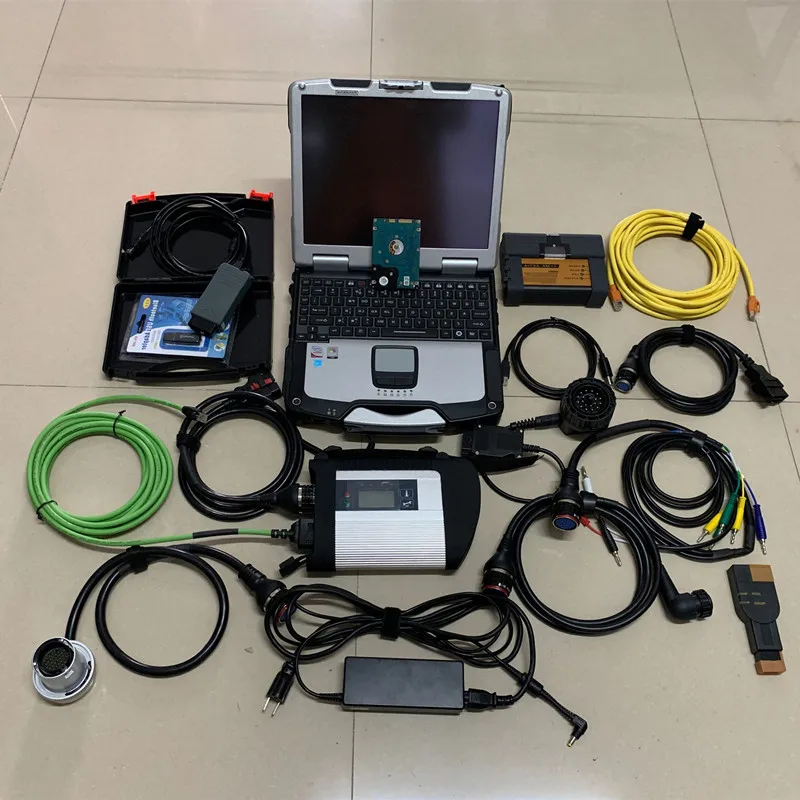 3in1 Diagnostic Tool Mb Star c4 for Bmw Icom a2 with Full Chip 5054a Oki Software Hdd 1TB CF-30 Ram 4g Laptop | Автомобили и