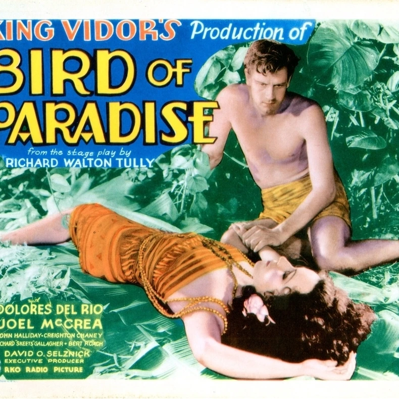 Bird Of Paradise Lobbycard From Left: Dolores Del Rio Joel Mccrea 1932 Movie Poster Masterprint (28 x 22)