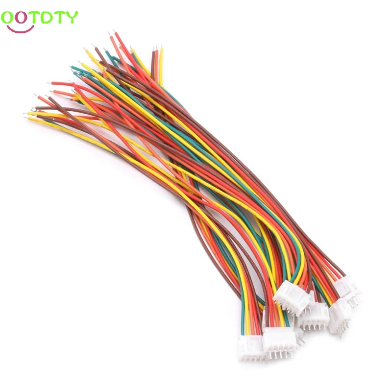 4S1P Balance Wire Charger Silicon Cable JST XH Connector Adapter Plug 10pcs
