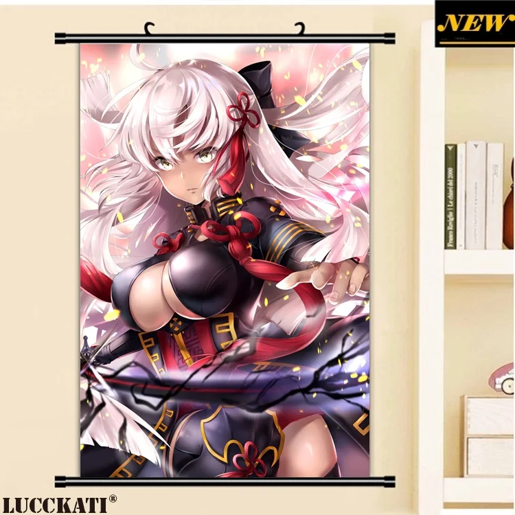 40X60 см Fate grand order Fate/go Fgo Сексуальная лоли калочка мультфильм аниме Искусство Настенная картина плакат прокрутка Ткань Холст Живопись