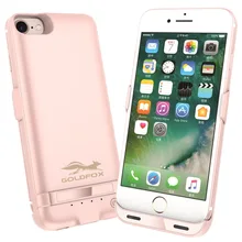 Goldfox зарядное устройство чехол для iPhone 7, 7 Plus 5800/8200 мАч Внешняя резервная батарея Зарядка чехол для iPhone 6 6s плюс Чехол питания