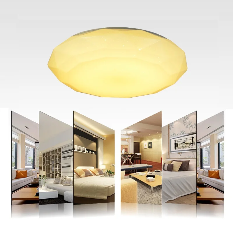 

Ceiling light LED 18W 24W ABS material casting molding seal dustproof plate indoor led lamp for Kitchen living room balcony