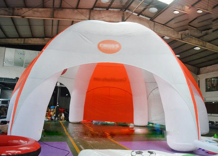 advertising inflatable marquee for selling with half cover cloth