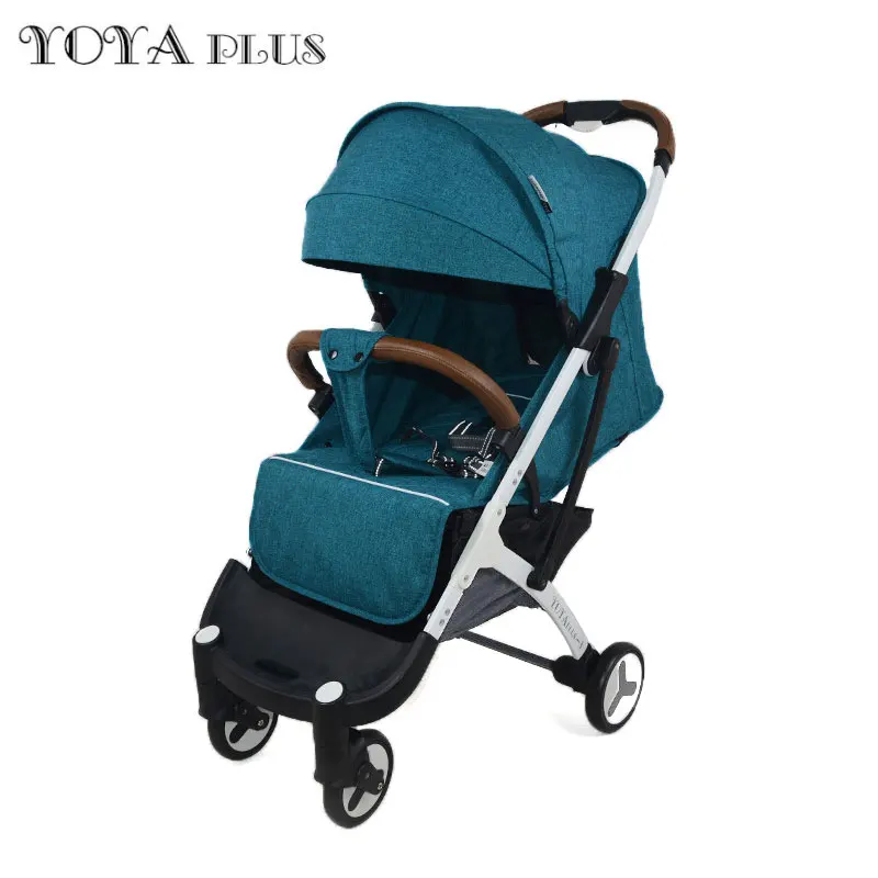 Collection  Hot Selling Yoyaplus3 One Hand Folding Baby Stroller With Leather Armrest Handle 