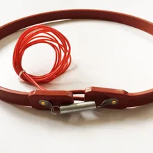 Высококачественный гибкий силиконовый нагревательный элемент ремня с обогревом силиконовая резиновая труба Нагреватель Водонепроницаемый 15x5000 мм 400 Вт 220 В нагревание