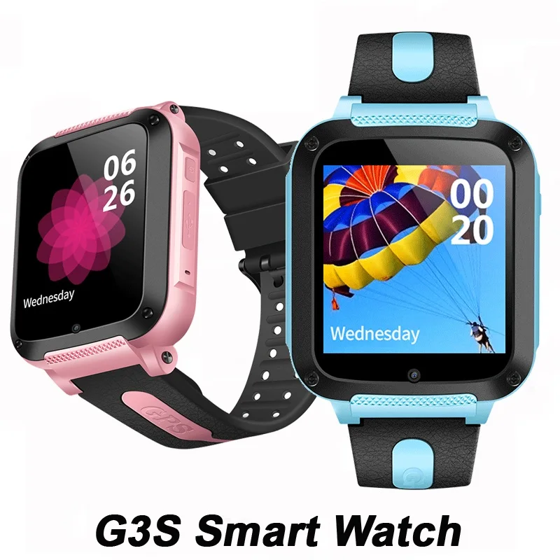 Waterproof GPS G3S Kids Smart Watch Phone Position Camera Children Watch SOS Smart Baby Tracker Whatsapp pk Q18,DZ09,GT08 Watch