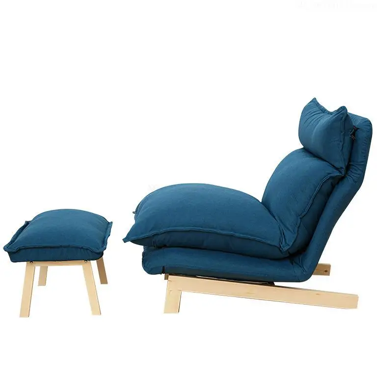 Пол складной односпальный диван кровать современный ткань японский мебель для гостиной безоружный Lounge кресло случайные Акцент стул