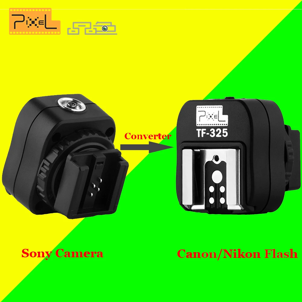 Pixel TF 325 Hot Shoe Adapter Converter For Sony A65 A37 A77 A57 A100