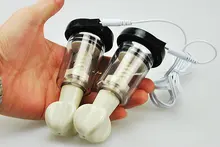 Electro Shock Sex Products Accessory Electric Shock Nipple Sucker Full Body Massage Medical Themed Of Sex