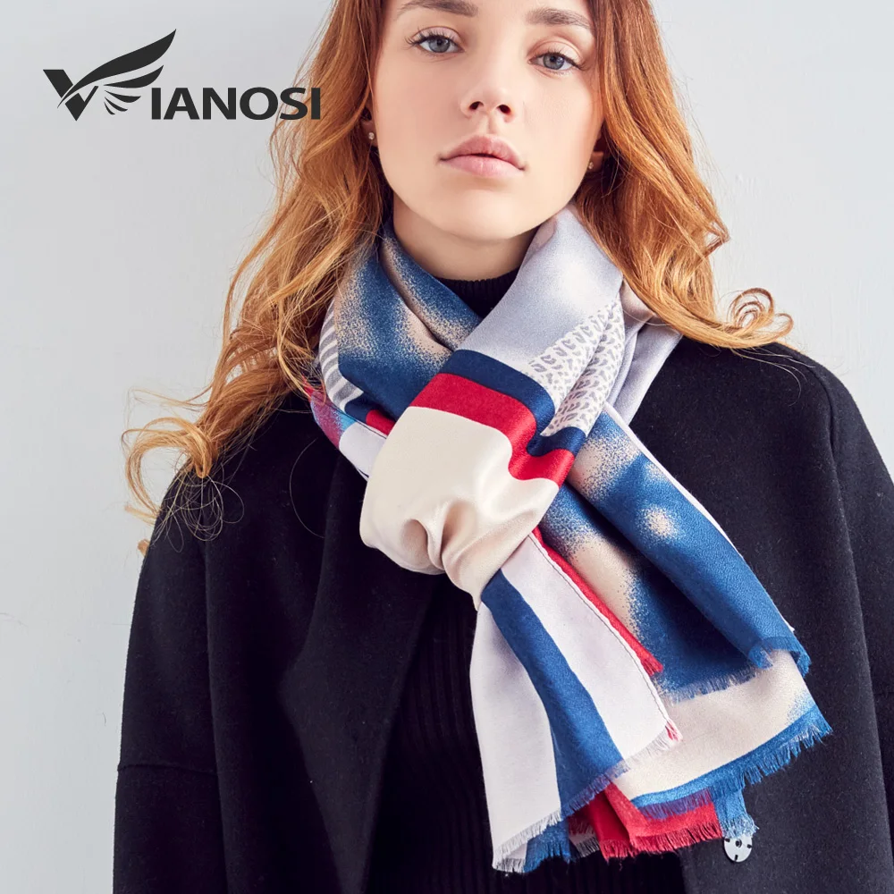 [VIANOSI] Новые Дизайнерские шарфы для женщин осенний и зимний шарф брендовый платок для женщин высокое качество шаль Мягкая бандана