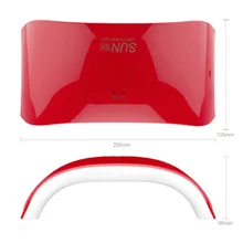 Профессиональный Sun9X 24 W Смарт 2,0 USB Светодиодная лампа для ногтей УФ-лампа УФ-светодиодный гель аппарат для сушки ногтей 110 V-240 V отверждения Декоративный Лак для ногтей Инструменты