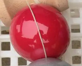 Fedex IP IE Размеры: 18.5 см забавные традиционные японские игры Kendama Бал красочный PU Краски 100 шт./лот профессиональный - Цвет: red