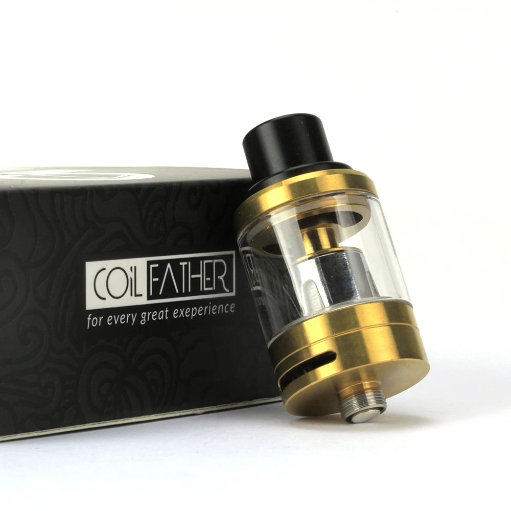 

Coil Father Baby Subohm Tank lite Version Baby RDA Tank 2ml 22mm 510 Baby RDA Atomizer VS TFV8 Drip Tips For Vape Box Mod