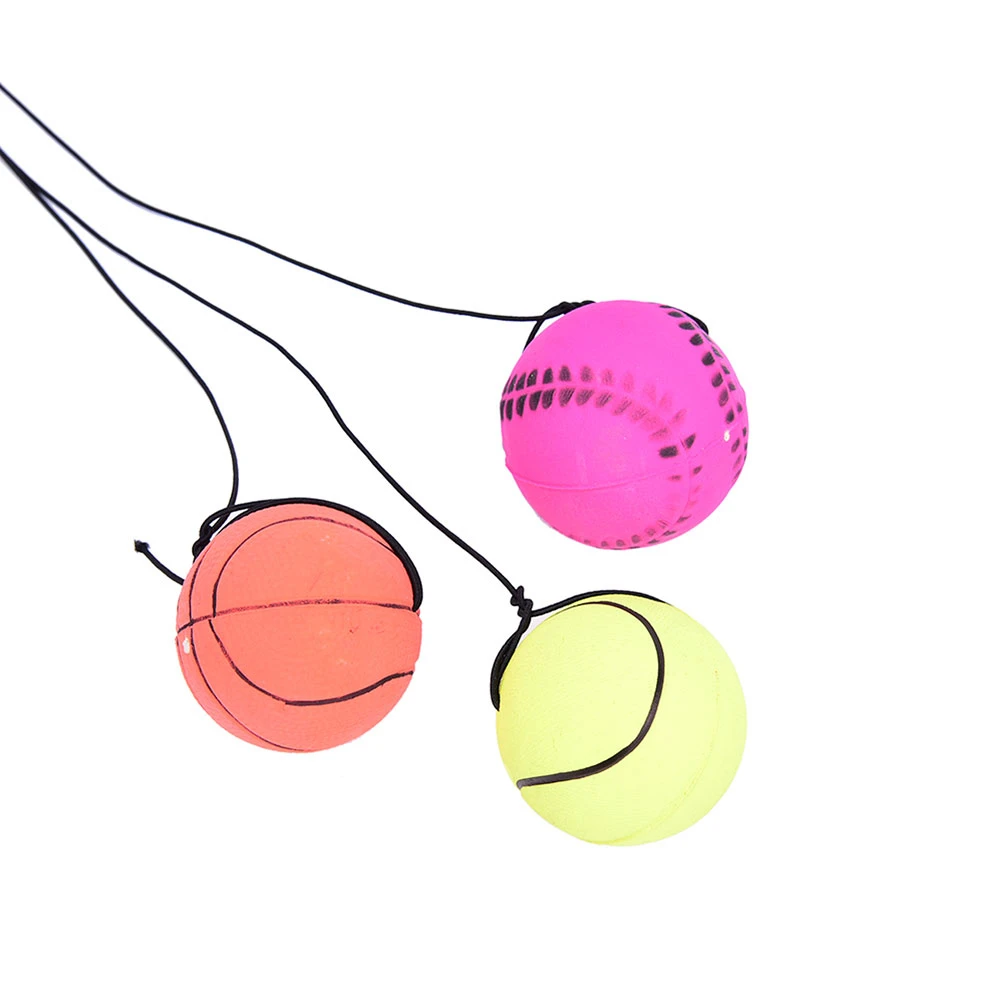 Детские игрушки деликатный надувной браслет резиновый мяч эластичная струна отскок спортивная игрушка запястье прыжок мяч йога устройство