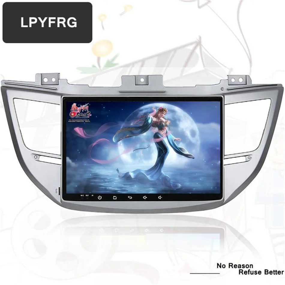 4G + 64G Восьмиядерный android 10 0 автомобильный dvd 1024*600 радио плеер для Hyundai Tucson/IX35 2016 17