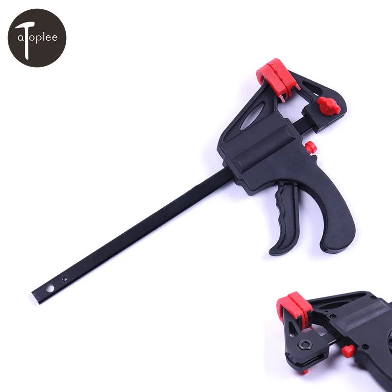 4 Inch Quick Ratchet Release Speed Squeeze Woodworking Bar Clamp Clip