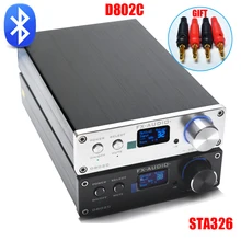 FX-Audio D802C Sans Fil Bluetooth Version Entrée USB/AUX/Optique/Coaxial Pur Numérique Audio Amplificateur 24Bit/192 KHz 80 W + 80 W OLED