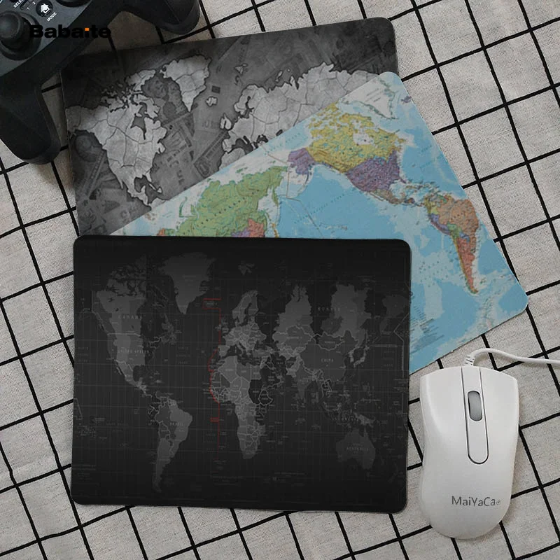 

Babaite 2018 New world map Keyboard Gaming MousePads Smooth Writing Pad Desktops Mate gaming mouse pad