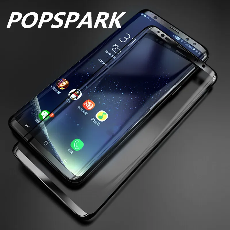 

Protective Glass For Samsung Galaxy S8 S9 Plus S7 S6 Edge Plus 3D Curved Tempered Glass Screen Protector For Samsung Note 8 Film