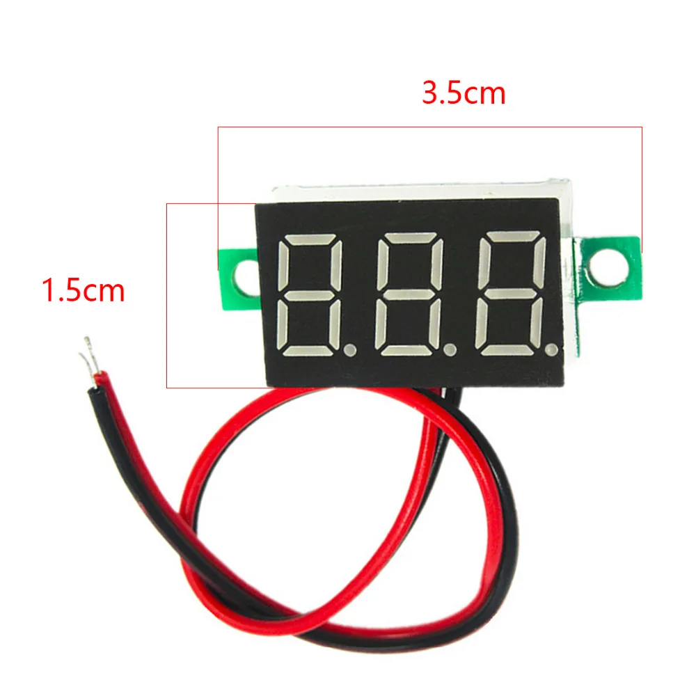 Новое поступление ЖК-цифровой вольтметр Voltimetro красный светодиодный Ампер Вольтметр калибровочный измеритель напряжения постоянного тока от 2,50 до 32,0 в