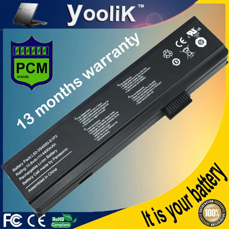 Аккумулятор для ноутбука Fujitsu Amilo PA1510 Li1818, Li1820 Pi1505, Pi1506 Pa1510, Pi2512, Pi2515, Pi2530, Pi2540, Pi2550 L51-3S4400-S1S5